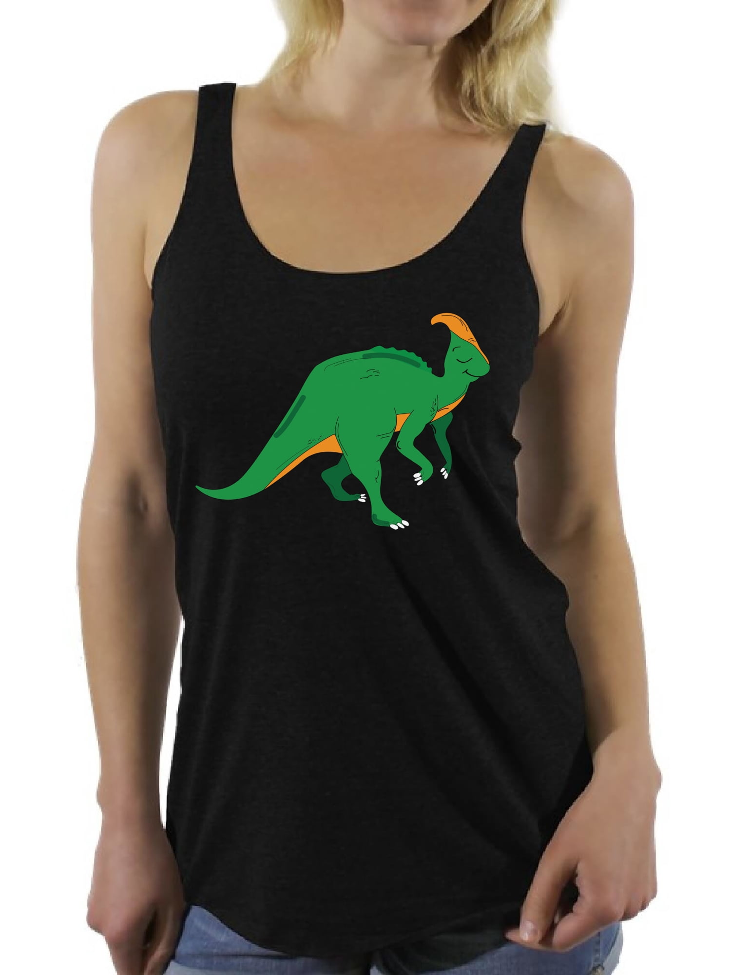 Awkward Styles Parasaurolophus Racerback Tank Top for Her Dinosaur ...