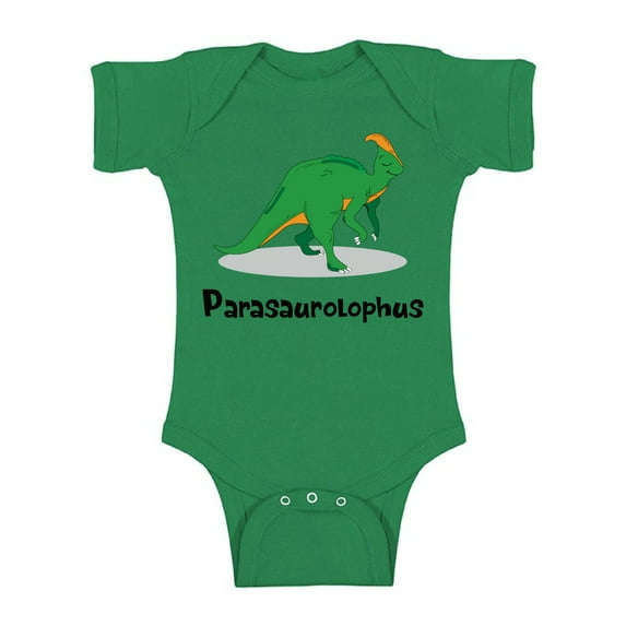 Awkward Styles Parasaurolophus Short Sleeve Bodysuit for Baby Dinosaur One Piece Top Dinosaur Baby Shower Gifts Dinosaur Outfit for Baby Boy Parasaurolophus Spirit Animal Bodysuit for Baby Girl