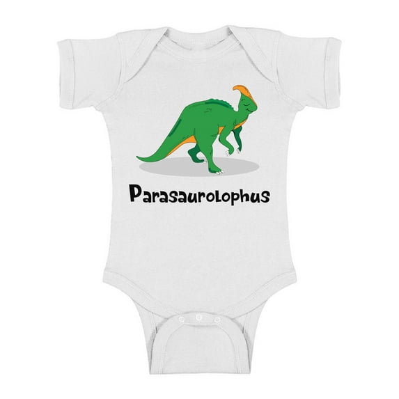 Awkward Styles Parasaurolophus Short Sleeve Bodysuit for Baby Dinosaur One Piece Top Dinosaur Baby Shower Gifts Dinosaur Outfit for Baby Boy Parasaurolophus Spirit Animal Bodysuit for Baby Girl