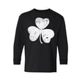 thumbnail image 1 of Awkward Styles Patricks Day Youth Long Sleeve T-shirt Irish Leaf Crewneck Tee for Kids Proud Irish, 1 of 4