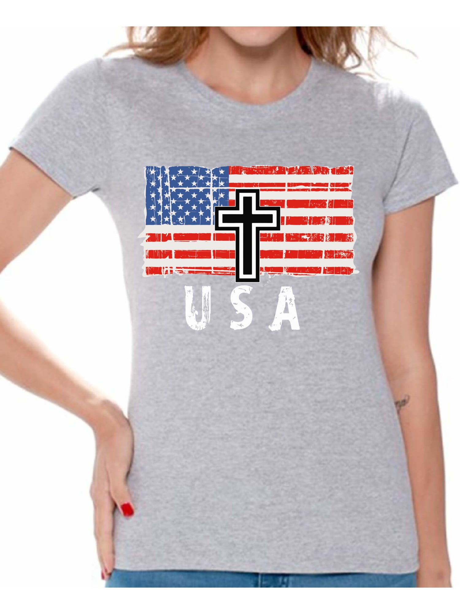 Awkward Styles Patriotic Tshirt for Women Army Tshirts for Women USA ...