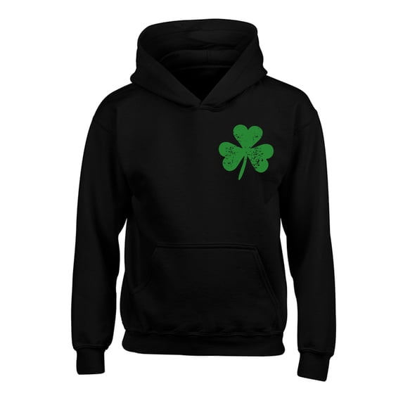 Awkward Styles Patty Day Hoodies for Kids Shamrock Hooded Youth Sweatshirt Proud Irish