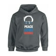 thumbnail image 1 of Awkward Styles Peace Love Bernie Hoodie Political Unisex Sweater Hoodie Election Hoodies United States of America Patriotic Clothing Collection 2020 Choice Peace Love Bernie Fans Gifts Sanders Hoodie, 1 of 5