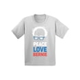 thumbnail image 1 of Awkward Styles Peace Love Bernie Youth Shirt Bernie Shirt Bernie for America Kids Shirt Bernie Clothes United States of America Patriotic Clothing Collection 2020 Choice Peace Love Bernie Fans Gifts, 1 of 4