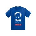 thumbnail image 1 of Awkward Styles Peace Love Bernie Youth Shirt Bernie Shirt Bernie for America Kids Shirt Bernie Clothes United States of America Patriotic Clothing Collection 2020 Choice Peace Love Bernie Fans Gifts, 1 of 4
