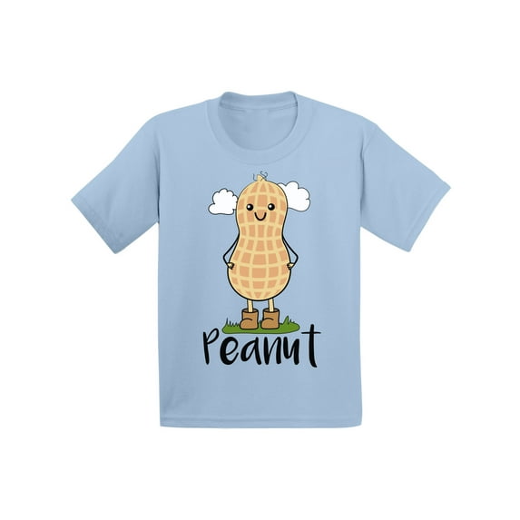 Awkward Styles Peanut Toddler T Shirt Cute Tshirt for Boys Peanut T-Shirt for Girls Peanut Clothes Collection Gifts for Children Little Peanut Baby Items Kids Outfit Made in USA Peanut Tshirt