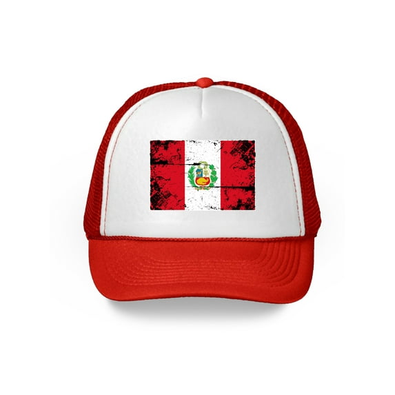 Awkward Styles Peru Flag Hat Peruvian Trucker Hat Peru Baseball Cap Amazing Gifts from Peru Peruvian Soccer 2018 Hat Peru 2018 Hat for Men and Women Peruvian Flag Snapback Hats Peru Gifts