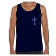 thumbnail image 1 of Awkward Styles Pink and Blue Cross Tank Top Shirts for Men Christian Mens Tanks Christian Cross Clothes for Men Jesus Lord Christian Birthday Gifts Jesus Cross Shirts Jesus Clothing Cross Mens Shirt, 1 of 4