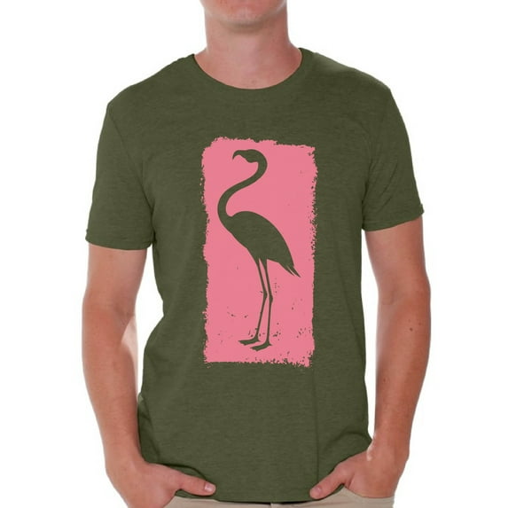 Awkward Styles Pink Flamingo Tshirt for Men Pink Shirts for Men Pink Flamingo Summer Flamingo Gifts for Him Beach T Shirt Funny Flamingo Shirts for Men Flamingo Party Gifts