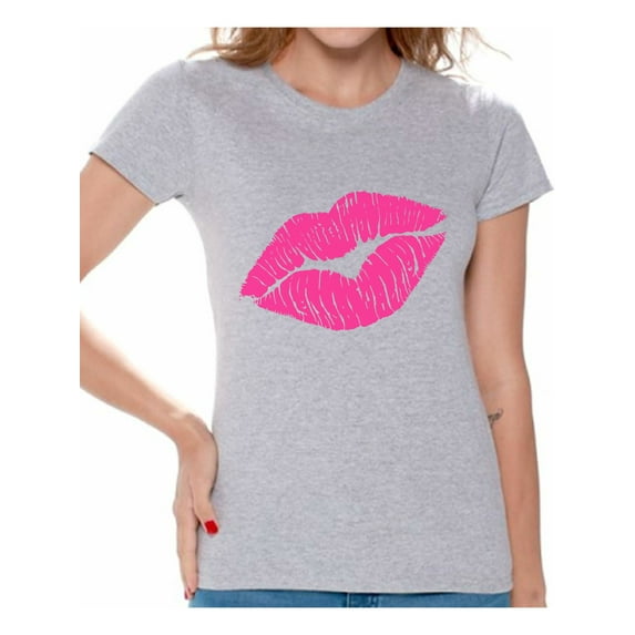 Awkward Styles Pink Lips Shirt Retro 80s Neon Lips T Shirt 80s Shirt 80s T Shirt Retro Vintage 80s Costume 80s Clothes for Women 80s Outfit 80s Party Girl Shirt 80s Accessories