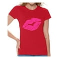 thumbnail image 1 of Awkward Styles Pink Lips Shirt Retro 80s Neon Lips T Shirt 80s Shirt 80s T Shirt Retro Vintage 80s Costume 80s Clothes for Women 80s Outfit 80s Party Girl Shirt 80s Accessories, 1 of 4