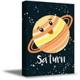 thumbnail image 1 of Awkward Styles Planets Canvas Wall Art Saturn Home Decor Prints, 1 of 4