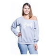 thumbnail image 1 of Awkward Styles Plus Size Bride Sweatshirt Off Shoulder Sexy Plus Size Sweatshirt for Bride Wedding Day Oversized Sweater Bachelorette Party Outfit Bride Gifts for Her, 1 of 3