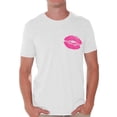 thumbnail image 1 of Awkward Styles Pocket Neon Lips Shirt 80s Themed Lip Tshirt 80s Accessories 80s Rock T Shirt 80s T Shirt Retro Vintage Pink 80s Costume 80s Clothes for Men 80s Outfit 80s Party Boy, 1 of 4
