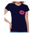 thumbnail image 1 of Awkward Styles Pocket Neon Lips Shirt 80s Themed Lip Tshirt 80s Accessories 80s Rock T Shirt 80s T Shirt Retro Vintage Pink 80s Costume 80s Clothes for Women 80s Outfit 80s Party Girl, 1 of 4