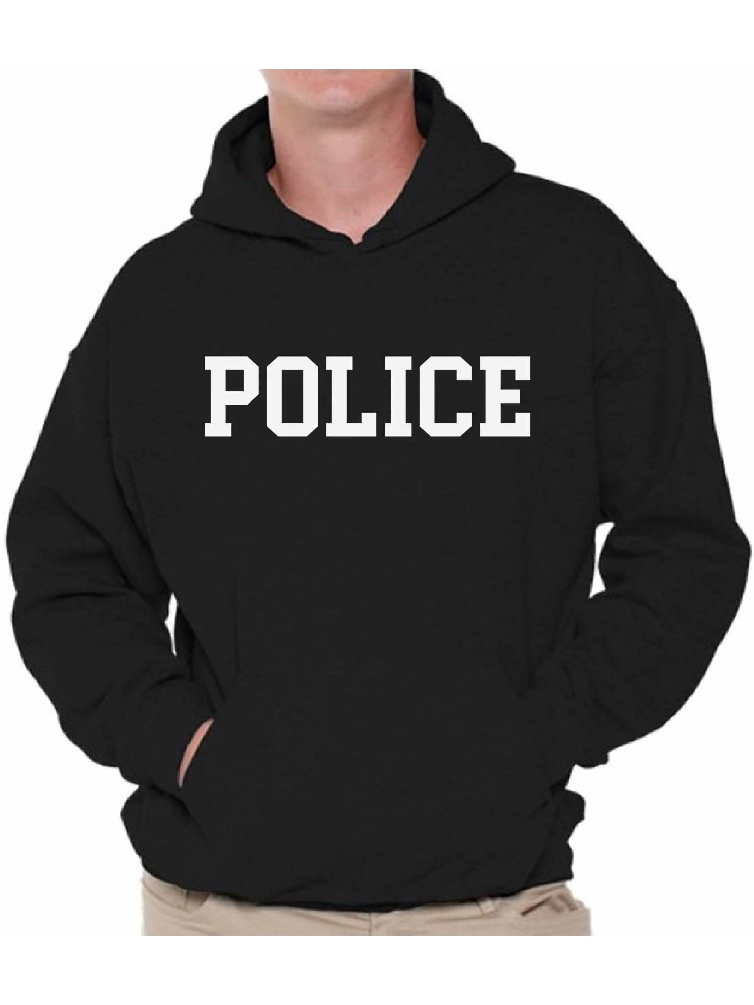 Awkward Styles Police Hoodie Pullover Police Hooded Sweatshirt Police Training Sweater Law