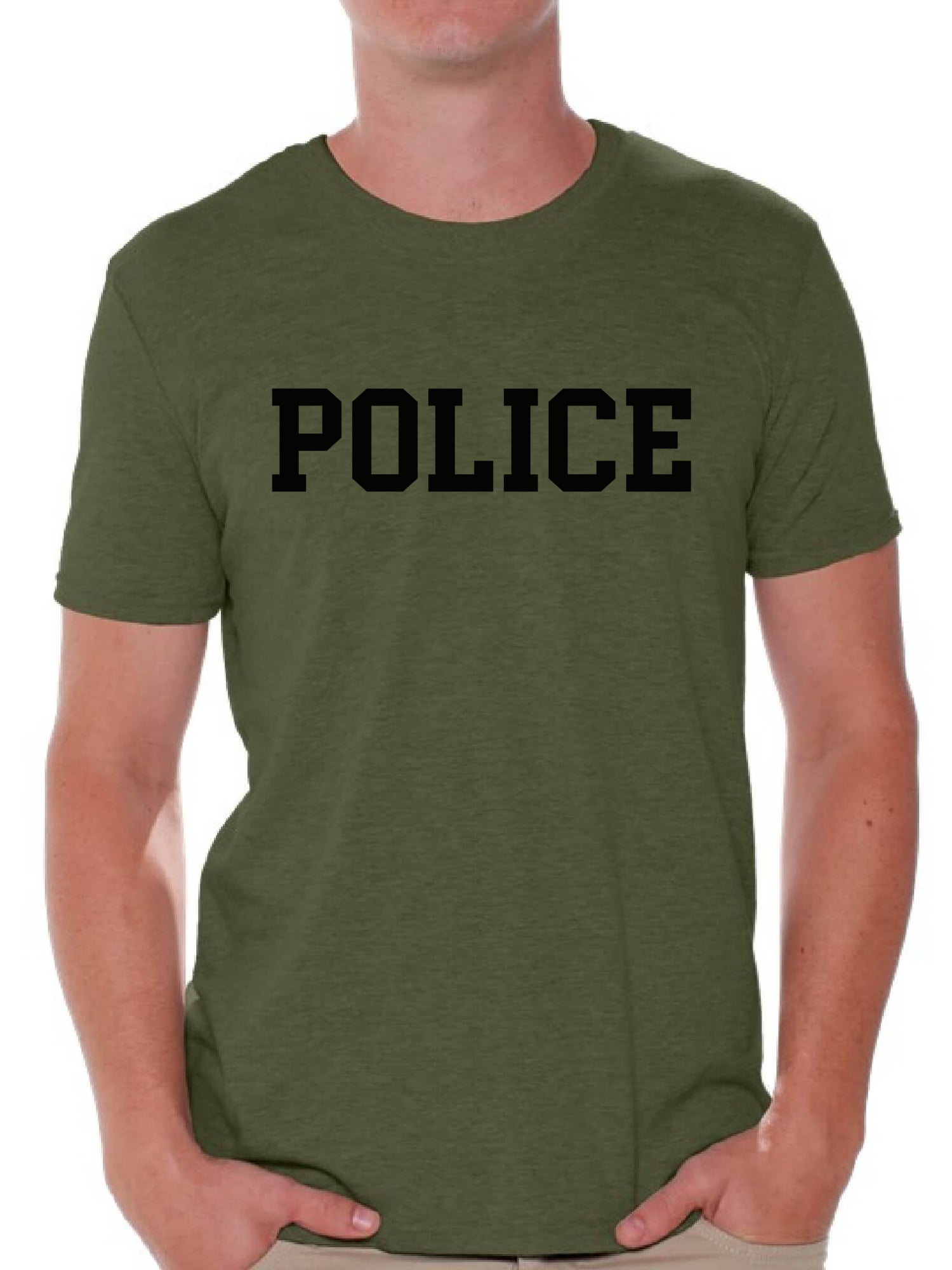 Awkward Styles Police Tshirt Men's Police Shirt Police Gifts for Him Law Enforcement Tshirt