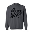 thumbnail image 1 of Awkward Styles Police Wife Sweatshirt Police Wife Sweater Valentine's Day Gift Police Officer Wife Valentine Sweater for Women Police Wife Gifts Proud to Be a Police Wife Women's Sweatshirt, 1 of 5
