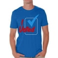 thumbnail image 1 of Awkward Styles Political Shirt for Men I Voted Check Mark Shirt Election 2020 Support Democracy Clothing for Men Voter T Shirt USA 2020 Election United States Mens Shirt, 1 of 4