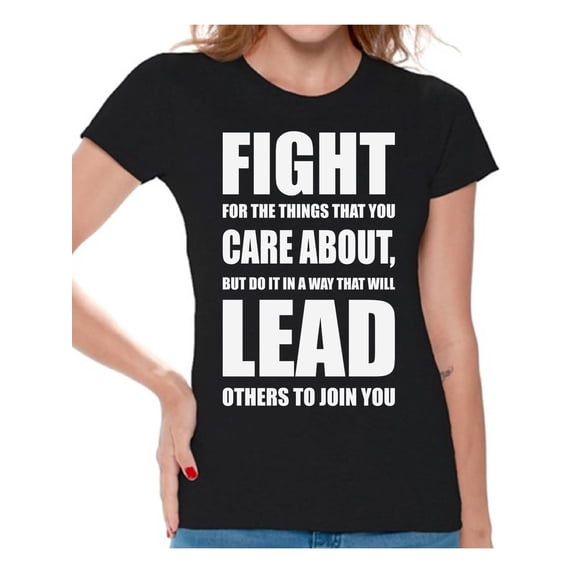 Awkward Styles Political Shirt for Women Fight for The Things Shirt Motivational Political Ladies T Shirt Support Human Rights T-shirt