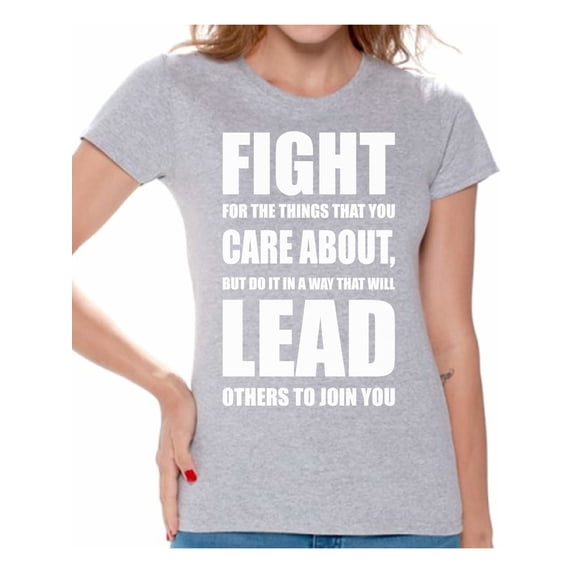 Awkward Styles Political Shirt for Women Fight for The Things Shirt Motivational Political Ladies T Shirt Support Human Rights T-shirt