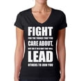 thumbnail image 1 of Awkward Styles Political Shirt for Women Fight for The Things V-Neck Shirt Motivational Political Ladies V Neck T Shirt Support Human Rights T-shirt, 1 of 4