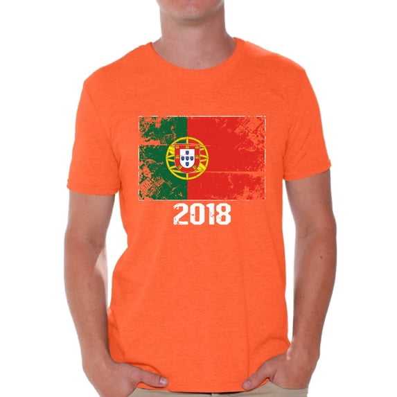 Awkward Styles Portugal 2018 Men's T Shirt Portugal Flag Shirts Portuguese Tshirts for Soccer Fans Portuguese Shirts Gifts from Portugal Soccer Gifts Portugal Shirts Portuguese Football Tee Shirt
