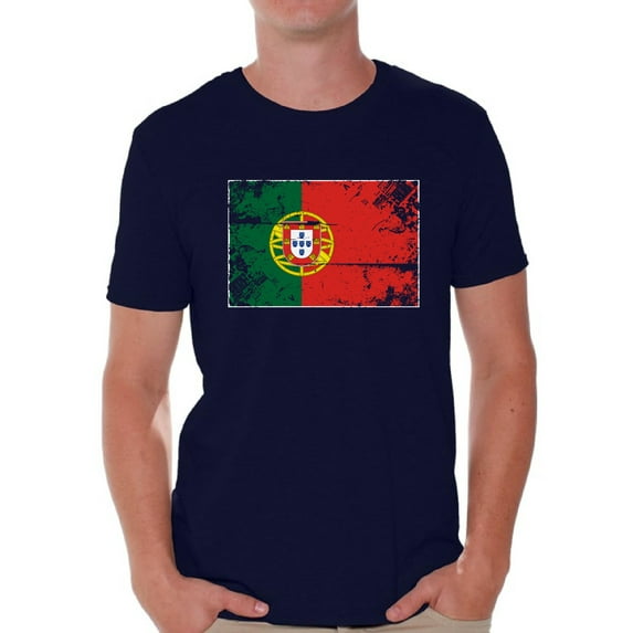 Awkward Styles Portugal Flag Shirt for Men Portuguese Soccer Shirt Portugal Gift