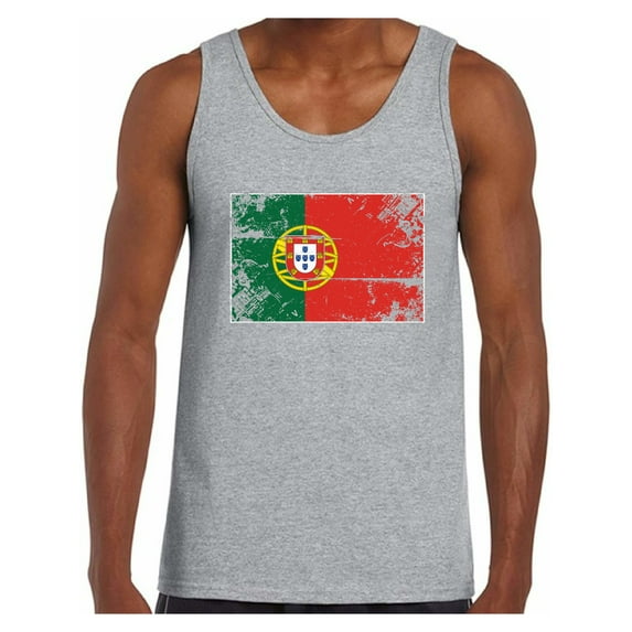 Awkward Styles Portugal Flag Tank Top for Men Portuguese Football Muscle Shirt