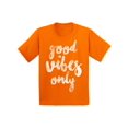 thumbnail image 1 of Awkward Styles Positivity T-Shirt Good Vibes Only Kids T Shirts, 1 of 4