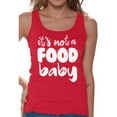 thumbnail image 1 of Awkward Styles Pregnancy Clothes Tank Top for Ladies It's Not a Food Baby Tank Top for Her Womens Baby Announcement Tanks I'm Pregnant Shirts Pregnancy T-Shirt for Her Pregnancy Reveal Shirt, 1 of 4