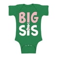thumbnail image 1 of Awkward Styles Pregnancy Reveal Bodysuit Short Sleeve Big Sis Romper Big Sister Romper Pregnancy Announcement One Piece Top Baby Announcement Baby Romper Bunny Bodysuit for Girls Big Sis One Piece, 1 of 4
