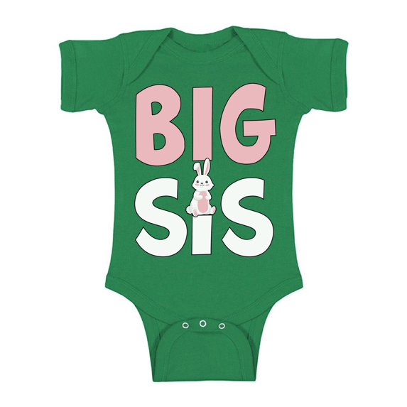 Awkward Styles Pregnancy Reveal Bodysuit Short Sleeve Big Sis Romper Big Sister Romper Pregnancy Announcement One Piece Top Baby Announcement Baby Romper Bunny Bodysuit for Girls Big Sis One Piece