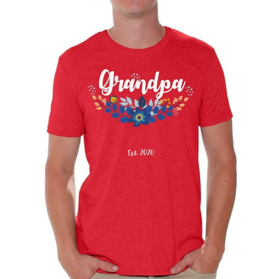 Awkward Styles Pregnancy T Shirt for Men Grandpa 2020 Men's Shirts Grandpa Clothes for Men Pregnancy T-Shirt Pregnancy Reveal Tshirt for Men Grandpa Gifts Pregnancy Shirts Baby Announcement Clothing