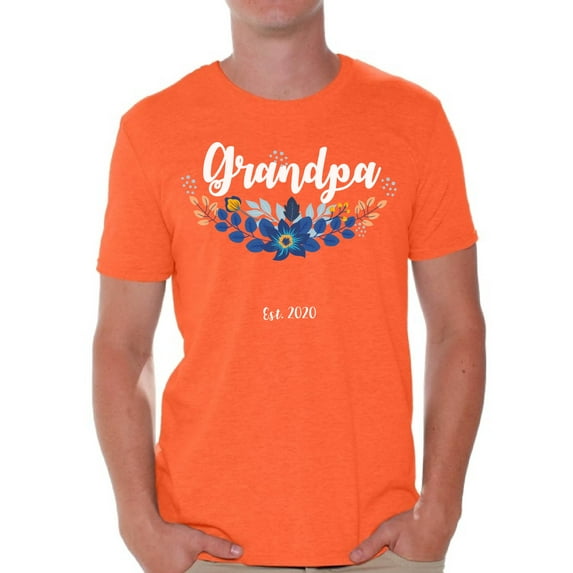 Awkward Styles Pregnancy T Shirt for Men Grandpa 2020 Men's Shirts Grandpa Clothes for Men Pregnancy T-Shirt Pregnancy Reveal Tshirt for Men Grandpa Gifts Pregnancy Shirts Baby Announcement Clothing