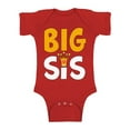 thumbnail image 1 of Awkward Styles Princess Baby Bodysuit Short Sleeve Crown Romper Top Big Sister Romper One Piece Big Sister Romper Baby Announcement Romper for Little One Cute Baby Clothing for Girls Kids Gifts, 1 of 4
