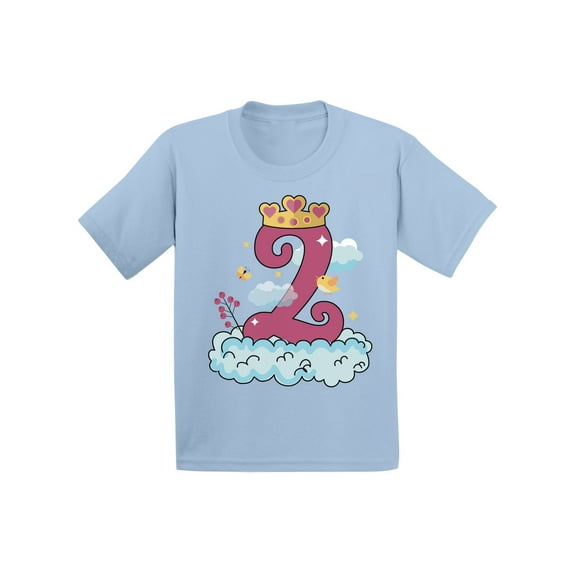 Awkward Styles Princess Infant Shirt Birthday Girl Tshirt Princess Birthday Party for Baby Girl Princess Gifts for 2 Year Old Girl Princess Party 2nd Birthday Party Outfit Girls Birthday Shirt
