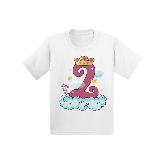 Awkward Styles Princess Infant Shirt Birthday Girl Tshirt Princess Birthday Party for Baby Girl Princess Gifts for 2 Year Old Girl Princess Party 2nd Birthday Party Outfit Girls Birthday Shirt
