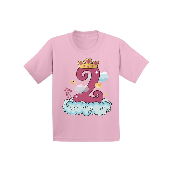 Awkward Styles Princess Infant Shirt Birthday Girl Tshirt Princess Birthday Party for Baby Girl Princess Gifts for 2 Year Old Girl Princess Party 2nd Birthday Party Outfit Girls Birthday Shirt