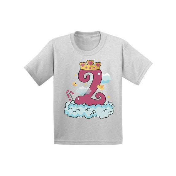 Awkward Styles Princess Infant Shirt Birthday Girl Tshirt Princess Birthday Party for Baby Girl Princess Gifts for 2 Year Old Girl Princess Party 2nd Birthday Party Outfit Girls Birthday Shirt