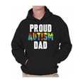 thumbnail image 1 of Awkward Styles Proud Autism Dad Hoodie Autism Awareness Dad Sweatshirt Autism Gifts Autistic Spectrum Awareness Sweatshirt Proud Dad Autistic Support Sweater for Men Autism Awareness Hooded Top, 1 of 4