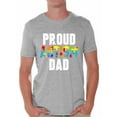 thumbnail image 1 of Awkward Styles Proud Autism Dad Shirts Autism Awareness Dad T-shirt Autism Gifts for Him Autistic Spectrum Awareness Tshirt Proud Dad Autistic Support Shirts for Men Autism Awareness T Shirt, 1 of 4