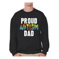 thumbnail image 1 of Awkward Styles Proud Autism Dad Sweatshirt Autism Awareness Sweater Autism Gifts Autism Dad Autistic Spectrum Awareness Sweatshirt Proud Dad Autistic Support Sweater for Men, 1 of 4