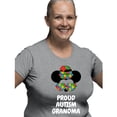 thumbnail image 1 of Awkward Styles Proud Autism Grandma T-shirt for Women Steamboat Willie Mickey Autism Family Minnie Ladies Cotton Short Sleeve T-shirts S M L XL 2XL 3XL Graphic Tee, 1 of 3