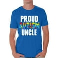 thumbnail image 1 of Awkward Styles Proud Autism Uncle Tshirt for Men Autistic Pride Autism Awareness Family Shirts Autism Gifts for Men Autism Awareness Shirts for Him Family Autism T Shirts Autism Gifts for Uncle, 1 of 4