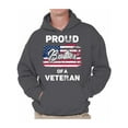 thumbnail image 1 of Awkward Styles Proud Brother of a Veteran Men Hoodie Love USA 4th of July Brother Hooded Sweatshirt Brother Gifts USA Patriotic Hooded Sweater for Brother I'm American Proud Brother Hoodie, 1 of 4