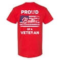 thumbnail image 1 of Awkward Styles Proud Brother of a Veteran Men Shirt Brother Gifts USA T shirt for Brother Superhero Proud Brother Tshirt Free to Be Me Vintage USA Flag T-shirt for Brother Print on the Back Only, 1 of 4