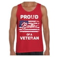 thumbnail image 1 of Awkward Styles Proud Brother of a Veteran Men Tank Top USA Gifts Patriotic Brother Shirt One Nation American Flag Tank for Brother Independence Day Pro America Brother Top Proud American, 1 of 4