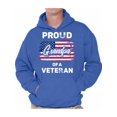 thumbnail image 1 of Awkward Styles Proud Grandpa of a Veteran Hoodie Love USA Retro USA Hooded Sweatshirt for Grandpa 4th of July Party Veteran Grandpa Hooded Sweater Patriotic Gifts American Flag Hoodie for Grandpa, 1 of 4