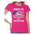 thumbnail image 1 of Awkward Styles Proud Mom of a Veteran Shirt USA Gifts for Mom Retro American Flag Mom Tshirt Proud Mom Patriotic Mom Veteran Shirts 4th of July Gifts Vintage USA T shirt for Mom Veteran Gifts, 1 of 4